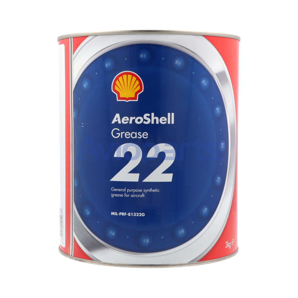 AEROSHELL GREASE 22, GENERAL PURPOSE GREASE , ASG22 CAN 3 KG // MIL-PRF-81322G & G-395 // (Z21202)